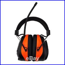 Ear Protection Hearing Defender Blue AM/FM Radio Electronic Bluetooth Headphone