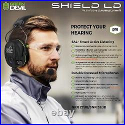 Electronic Bluetooth Hearing Ear Protection Headphones With Boom Microphones