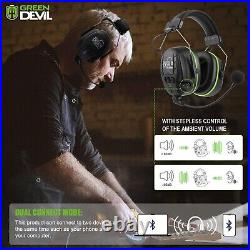 Electronic Bluetooth Hearing Ear Protection Headphones With Boom Microphones