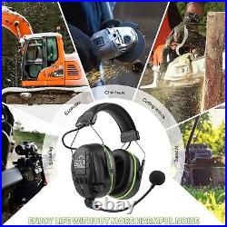 Electronic Bluetooth Hearing Ear Protection Headphones With Boom Microphones