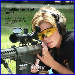 Electronic Ear Defenders Comfort Sport Impact Shooting Earmuffs Protector & Case