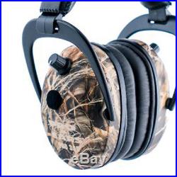 Electronic Ear Muffs Hearing Protection Amplification Camouflage Compact Camo