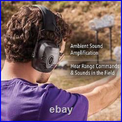 Electronic Earmuff Hearing Protection Handgun Pistol Shooter Block Harmful Noise