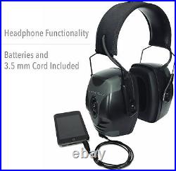 Electronic Earmuff Hearing Protection Handgun Pistol Shooter Block Harmful Noise