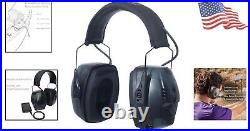 Electronic Earmuffs Amplified Range Communication and Hazardous Noise Blocking