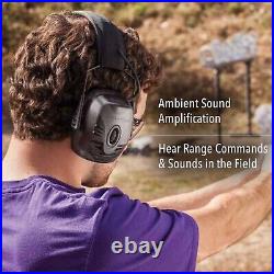 Electronic Earmuffs Amplified Range Communication and Hazardous Noise Blocking