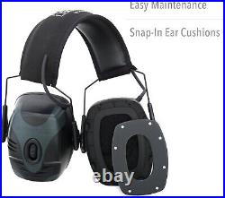 Electronic Earmuffs Amplified Range Communication and Hazardous Noise Blocking