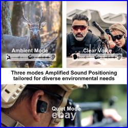 Electronic Shooting Ear Protection, NRR30dB Bluetooth5.4 Noise Reduction Earpl