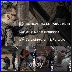 Electronic Shooting Ear Protection, NRR30dB Bluetooth5.4 Noise Reduction Earpl