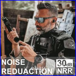 Electronic Shooting Ear Protection, NRR30dB Bluetooth5.4 Noise Reduction Earpl