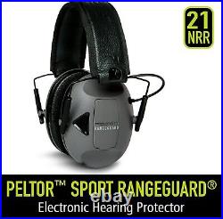 Electronic Shooting HuntingHearing Protector NRR 21 dB Ear Protection Range Gray