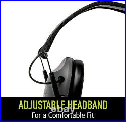 Electronic Shooting HuntingHearing Protector NRR 21 dB Ear Protection Range Gray