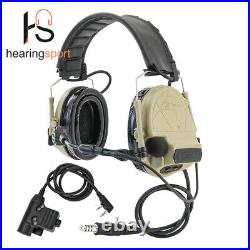 Electronic Tactical Headset Active Noise Cancellation TSC5 Pro for Airsoft Sport