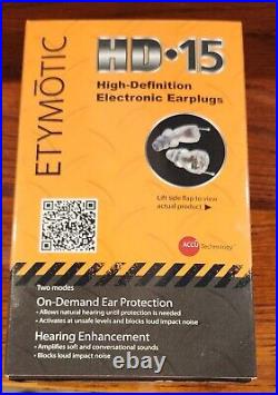 Etymotic ER125-HD15 HighDef Electronic Earplugs, Workers Industrial, Machinery