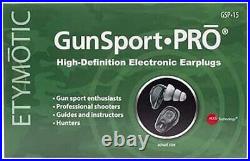 Etymotic GunsportPRO Earplugs, Electronic Hearing Protection Designed for