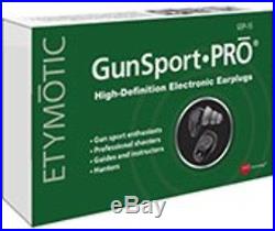 Etymotic GunsportPRO Earplugs, Electronic Hearing Protection Designed for Hunter