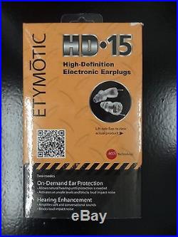 Etymotic HD 15 High Definition Electronic Earplugs