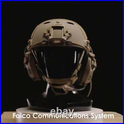 FMA FCS RAC Tactical Headset Rail Attached Noise Reduction For ARC Highcut PTT