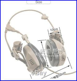 FMA FCS RAC Tactical Headset Sound Pickup &Noise Reduct Headphone with PTT Adaptor