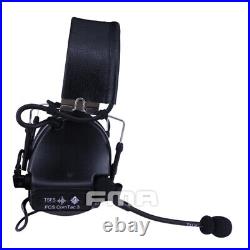 FMA FCS Tactical Headset COMTAC3 Headset Communication Pickup Airsoft Paintball