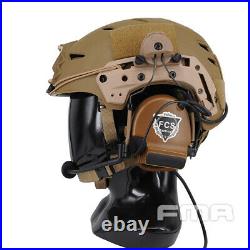 FMA FCS Tactical Headset COMTAC3 Headset Communication Pickup Airsoft Paintball