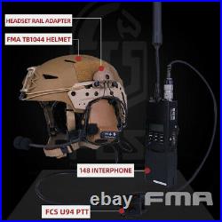 FMA FCS Tactical Headset COMTAC3 Headset Communication Pickup Airsoft Paintball