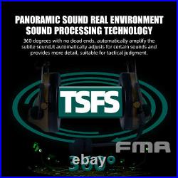 FMA FCS Tactical Headset COMTAC3 Headset Communication Pickup Noise Reduction