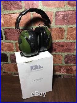 FSL Patriot Electronic Earmuff Shooting Hunting Ear Protection HH-100K EN-352