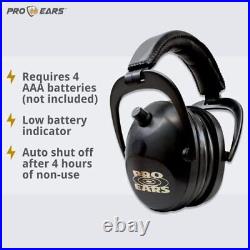 Gold II 26 Ear Muffs, NRR 26, Military Grade Electronic Hearing Protection wi