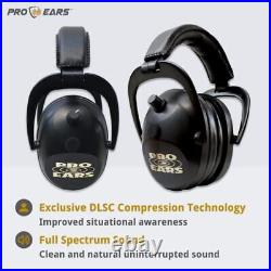 Gold II 26 Ear Muffs, NRR 26, Military Grade Electronic Hearing Protection wi