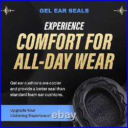 Gold II 30 Over-Ear Electronic Hearing Protection Headphones Black, 30 NRR