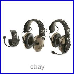 HQ ISSUE Walker's Razor Electronic Ear Muffs with Walkie Talkie, 2 Pack