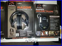 HQ ISSUE Walker's Razor Electronic Ear Muffs with Walkie Talkie, 2 Pack