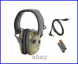 Howard Earmuff Impact Sport Sound Amplification Classic Green 2 Pack R01526 New