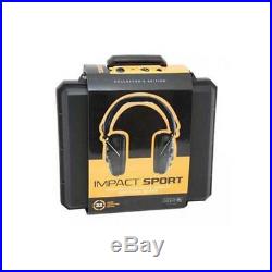 Howard Leight Impact Sport, Electronic Earmuff, Hard Case, AUX Cord, Black R-026