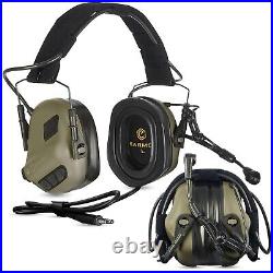 M32 PLUS 2024 Version Tactical Headset Hunting & Shooting Earmuffs with Micro