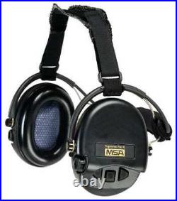 MSA 10082166 Electronic Ear Muff, 18dB, Behind-the-Neck