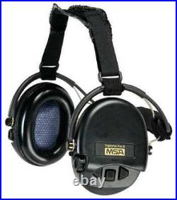 MSA 10082166 Electronic Ear Muff, 18dB, Over-the-Head