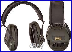 MSA Sordin DIGITAL SUPREME PRO X Headband Leather BLACK/OLIVE Headphones