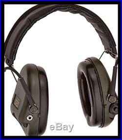 MSA Sordin DIGITAL SUPREME PRO X Headband Leather BLACK/OLIVE Headphones