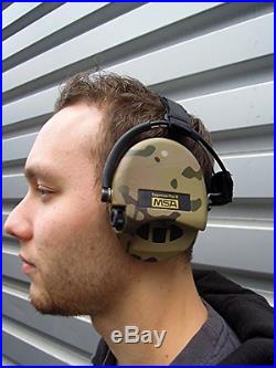 MSA Sordin Supreme Pro X Neckband CAMO Edition Electronic Earmuff, slim-de
