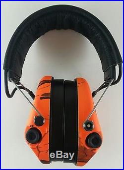 MSA Sordin Supreme Pro X with LED Light Electronic EarMuff with black leather