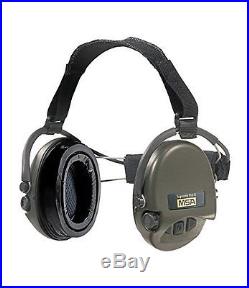 MSA Sordin Supreme Pro X with green cups Neckband Electronic Earmuff with