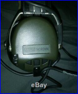 MSA sordin supreme pro IV Mil-Spec dynamic mic 75310 waterproof pre-owned