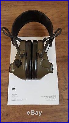 NEW 3M, Peltor, ComTac Electronic Ear Defence with Boom Mic