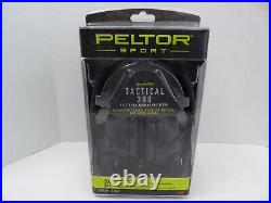NEW 3M Peltor Sport Tactical 300 Electronic Hearing Protector Earmuff & Battery