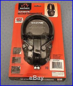 NEW IN BOX Walkers Ultimate Quad Connect Muffs with Bluetooth GWP-XPMQ-BT