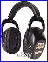 NEW Pro Ears GS-DSTL-B BLACK Stalker Gold NRR 25 Electronic Ear Muffs