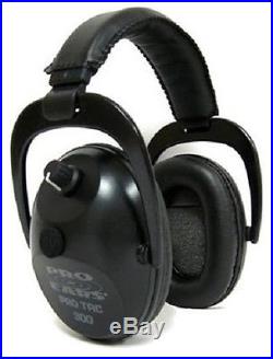 NEW Pro Ears GS-PT300-B BLACK Tac Plus Gold NRR 26 Electronic Ear Muffs N Style