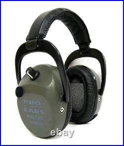 NEW Pro Ears GSPTSTLGREEN Tac SC Gold NRR 25 Electronic Ear Muffs N Style